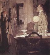 Will Frederick Foster The Explanation oil painting
